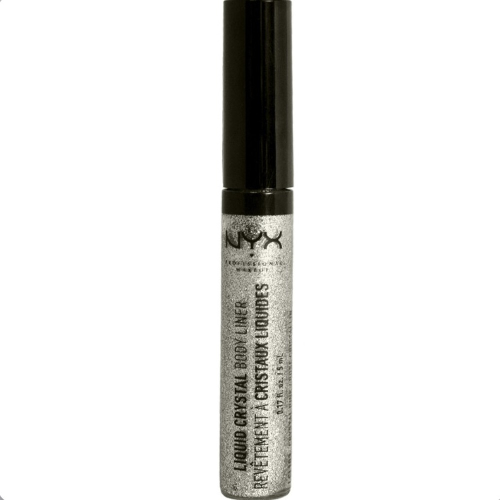 🔥5/$25🔥NYX Liquid Crystal Body Liner - 107 Crystal Silver